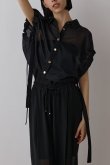 画像2: 【周年記念 10%OFF ｜26,400円→23,760円】 グレースコンチネンタル｜GRACE CONTINENTAL ダイアグラム DIAGRAM  メッシュポンチョシャツ{-BES} (2)