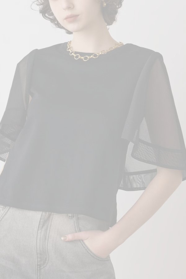 画像1:  {SOLD} グレースコンチネンタル｜GRACE CONTINENTAL グレースクラス GRACE CLASS シアーケープカットトップ{-BES} (1)