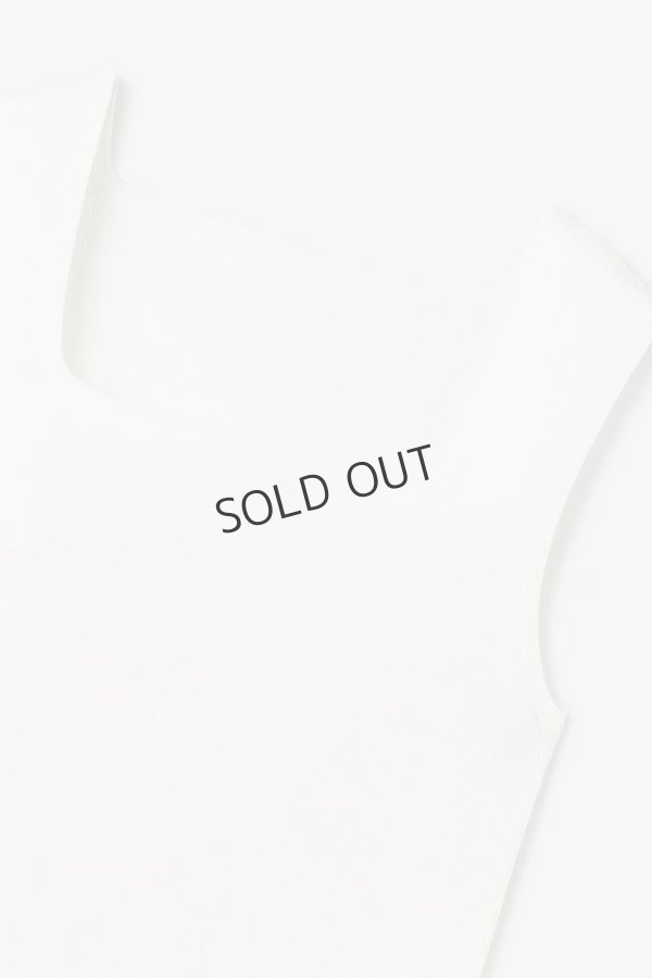 画像13: {SOLD}グレースコンチネンタル|GRACE CONTINENTAL ダイアグラム DIAGRAM  ブライトニットノースリーブ{-BES} (13)