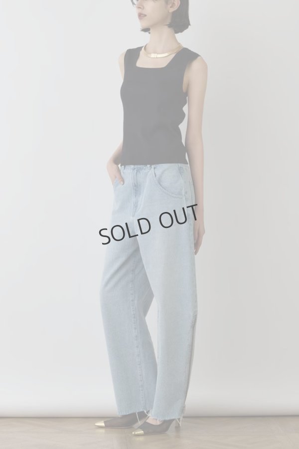 画像3: {SOLD}グレースコンチネンタル|GRACE CONTINENTAL ダイアグラム DIAGRAM  ブライトニットノースリーブ{-BES} (3)