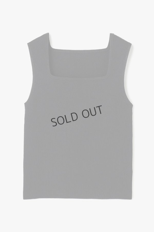 画像8: {SOLD}グレースコンチネンタル|GRACE CONTINENTAL ダイアグラム DIAGRAM  ブライトニットノースリーブ{-BES} (8)