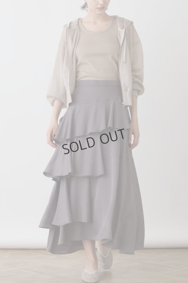 画像3: {SOLD}グレースコンチネンタル｜GRACE CONTINENTAL ダイアグラム DIAGRAM  シアーニットパーカー {-BES}  (3)