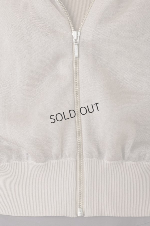 画像13: {SOLD}グレースコンチネンタル｜GRACE CONTINENTAL ダイアグラム DIAGRAM  シアーニットパーカー {-BES}  (13)