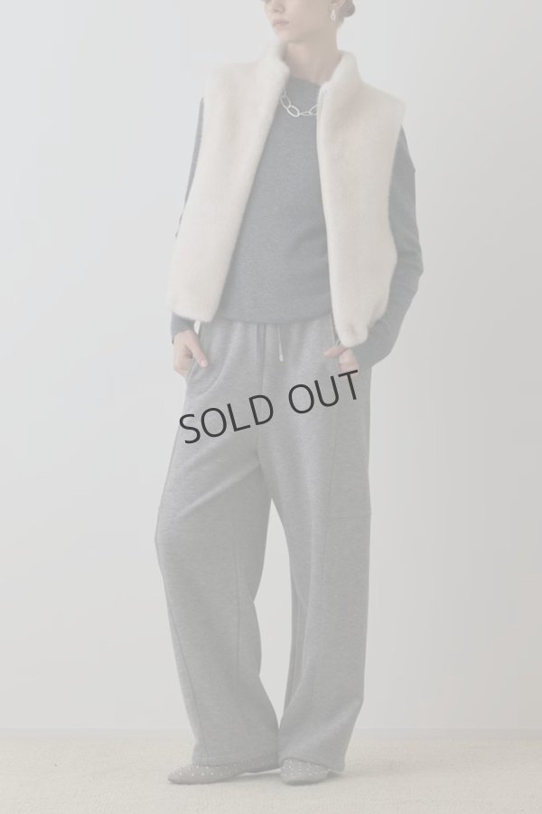 画像2: グレースコンチネンタル|GRACE CONTINENTAL ダイアグラム DIAGRAM  エッグラインカットパンツ{-BEA} (2)