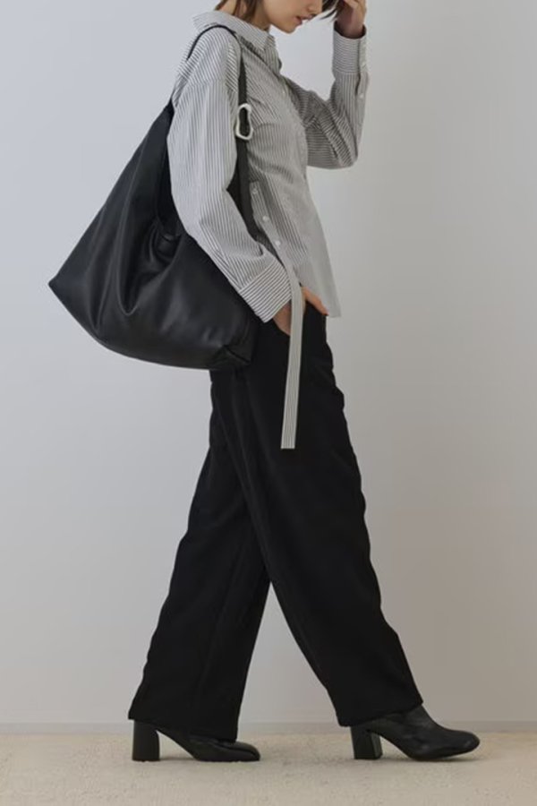 画像5: グレースコンチネンタル|GRACE CONTINENTAL ダイアグラム DIAGRAM  エッグラインカットパンツ{-BEA} (5)