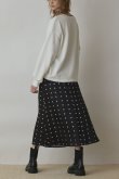 画像3: グレースコンチネンタル｜GRACE CONTINENTAL ダイアグラム DIAGRAM  Catphoto裏毛トップ{-BEA} (3)