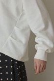 画像5: グレースコンチネンタル｜GRACE CONTINENTAL ダイアグラム DIAGRAM  Catphoto裏毛トップ{-BEA} (5)