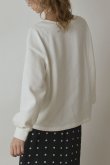 画像7: グレースコンチネンタル｜GRACE CONTINENTAL ダイアグラム DIAGRAM  Catphoto裏毛トップ{-BEA} (7)