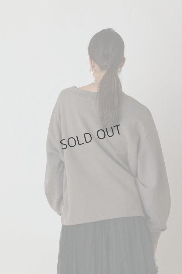 画像7: グレースコンチネンタル|GRACE CONTINENTAL ダイアグラム DIAGRAM  Catphoto裏毛トップ{-BEA} (7)