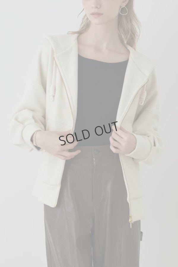 画像2: {SOLD}グレースコンチネンタル｜GRACE CONTINENTAL ダイアグラム DIAGRAM  ルーズパーカー{-BEA} (2)