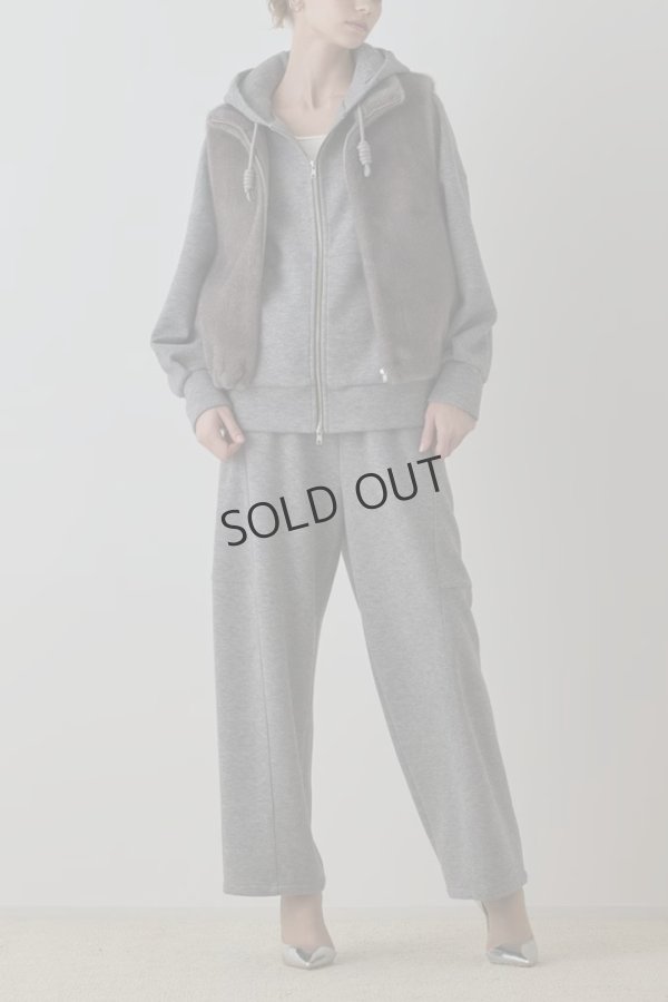 画像2: {SOLD}グレースコンチネンタル｜GRACE CONTINENTAL ダイアグラム DIAGRAM  ルーズパーカー{-BEA} (2)