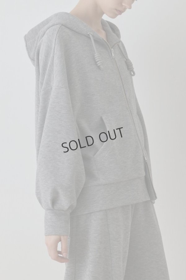 画像3: {SOLD}グレースコンチネンタル｜GRACE CONTINENTAL ダイアグラム DIAGRAM  ルーズパーカー{-BEA} (3)