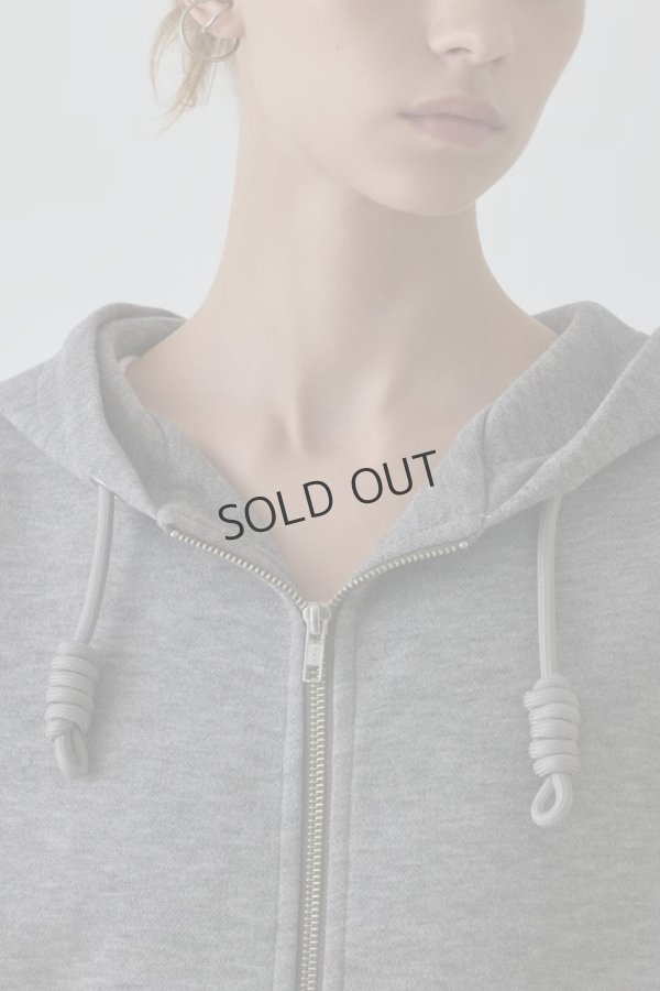 画像5: {SOLD}グレースコンチネンタル｜GRACE CONTINENTAL ダイアグラム DIAGRAM  ルーズパーカー{-BEA} (5)