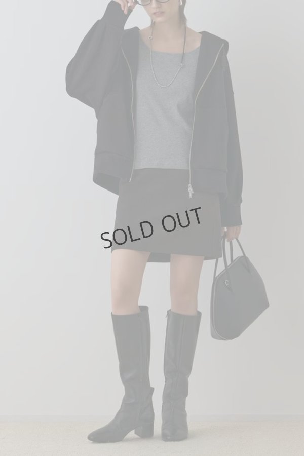 画像2: グレースコンチネンタル｜GRACE CONTINENTAL ダイアグラム DIAGRAM  ルーズパーカー{-BEA} (2)