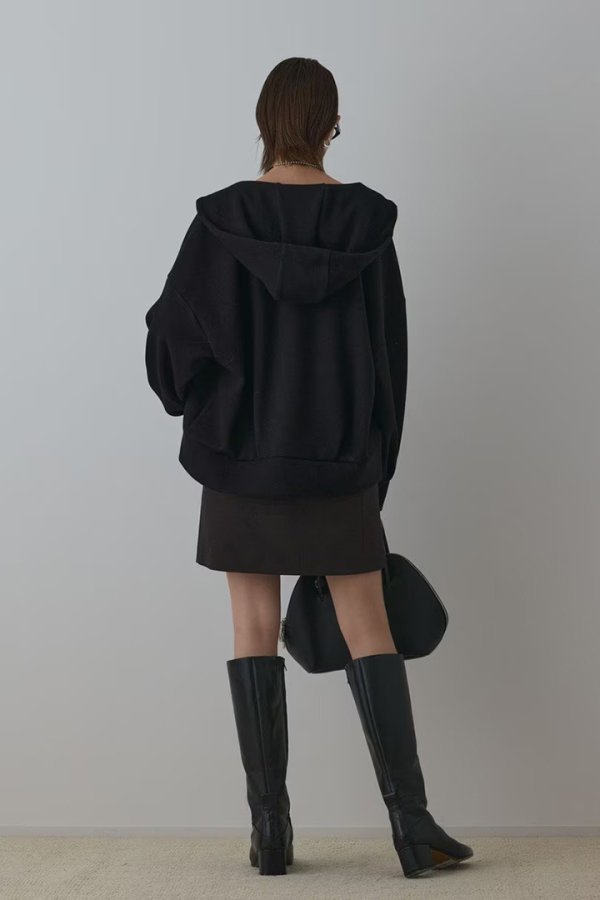 画像4: グレースコンチネンタル|GRACE CONTINENTAL ダイアグラム DIAGRAM  ルーズパーカー{-BEA} (4)