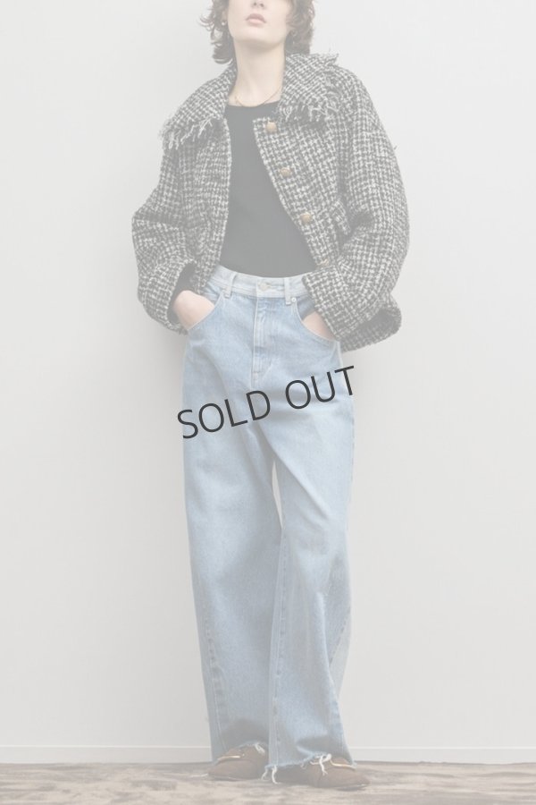 画像6: グレースコンチネンタル｜GRACE CONTINENTAL ダイアグラム DIAGRAM  パディングツイードジャケット{-BFS} (6)