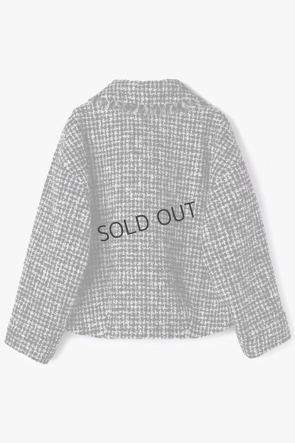 画像12: グレースコンチネンタル｜GRACE CONTINENTAL ダイアグラム DIAGRAM  パディングツイードジャケット{-BFS} (12)