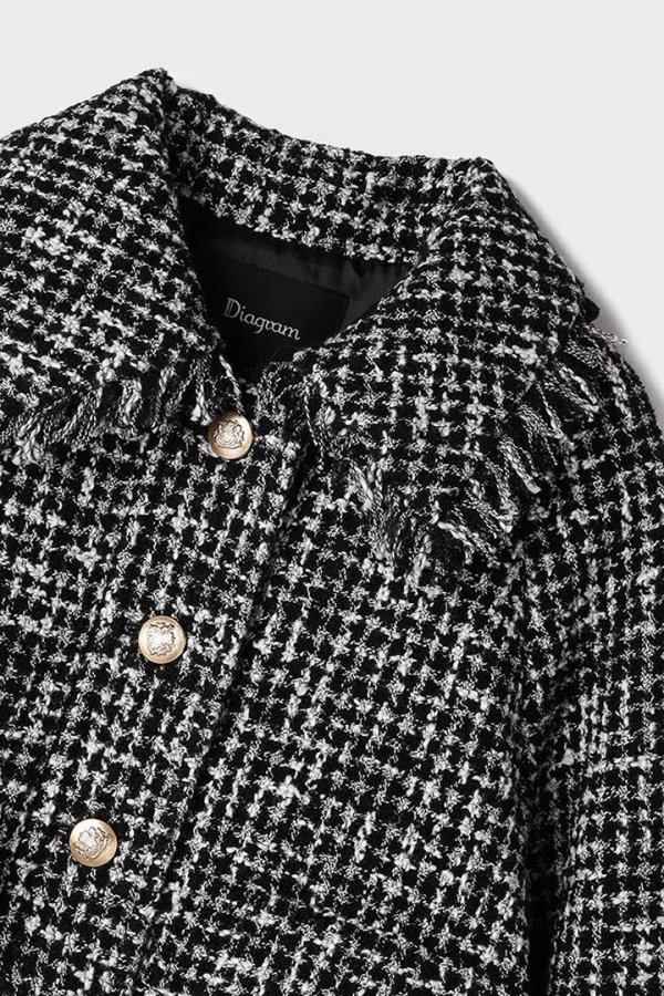 画像13: グレースコンチネンタル｜GRACE CONTINENTAL ダイアグラム DIAGRAM  パディングツイードジャケット{-BFS} (13)