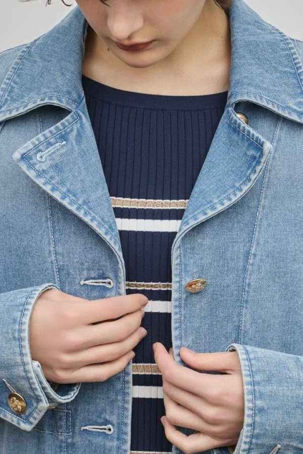 画像7: グレースコンチネンタル｜GRACE CONTINENTAL ダイアグラム DIAGRAM  カバーオールジャケット {-BFS} (7)