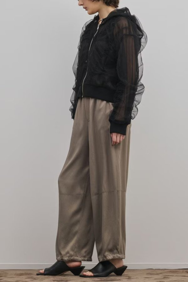 画像3: グレースコンチネンタル｜GRACE CONTINENTAL ダイアグラム DIAGRAM  チュールパーカー{-BFS} (3)