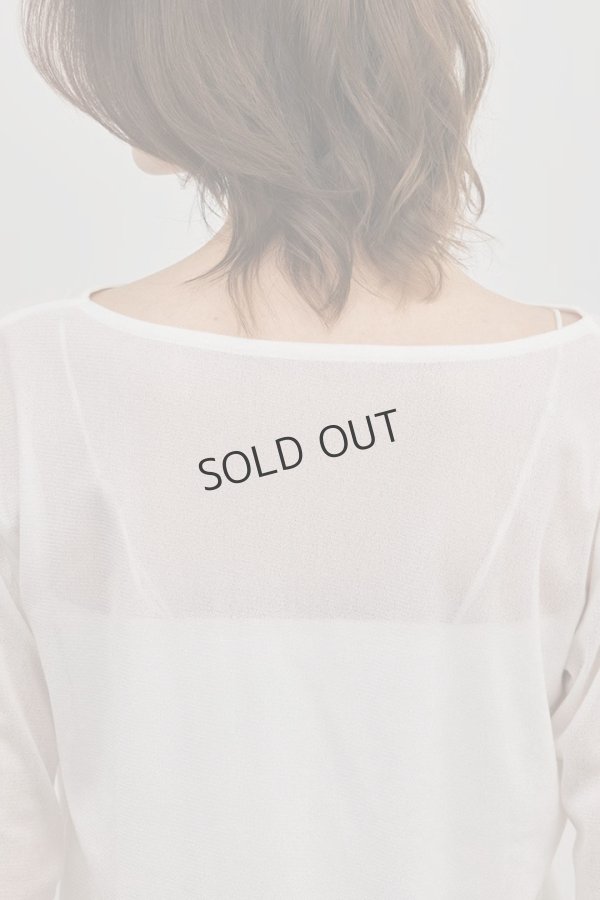 画像7: グレースコンチネンタル｜GRACE CONTINENTAL ダイアグラム DIAGRAM  シアーレイヤードカットトップ{-BFS} (7)