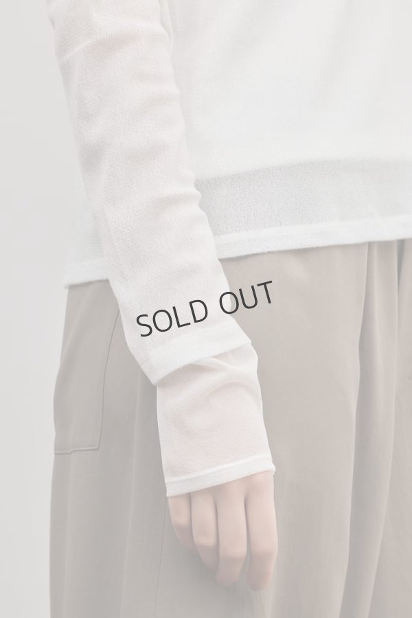 画像8: グレースコンチネンタル｜GRACE CONTINENTAL ダイアグラム DIAGRAM  シアーレイヤードカットトップ{-BFS} (8)