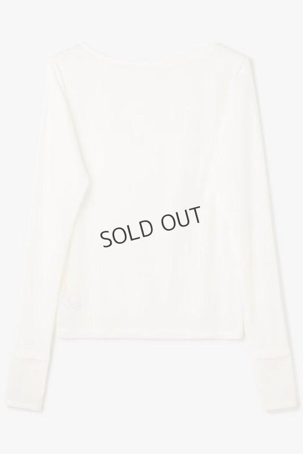 画像10: グレースコンチネンタル｜GRACE CONTINENTAL ダイアグラム DIAGRAM  シアーレイヤードカットトップ{-BFS} (10)