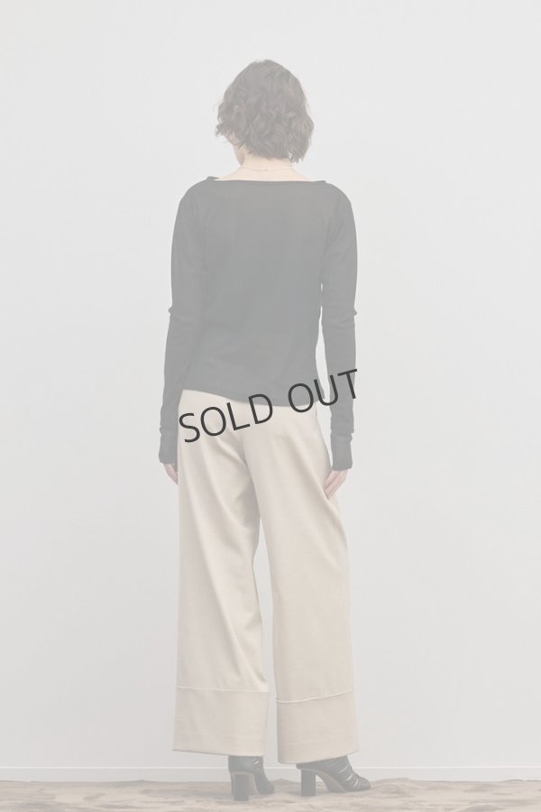 画像4: グレースコンチネンタル｜GRACE CONTINENTAL ダイアグラム DIAGRAM  シアーレイヤードカットトップ{-BFS} (4)