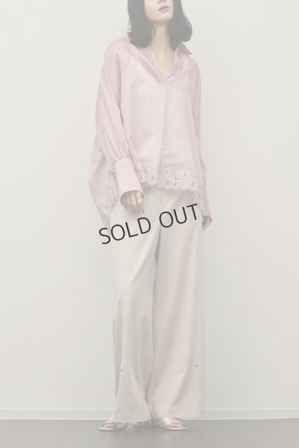 画像1: グレースコンチネンタル｜GRACE CONTINENTAL ダイアグラム DIAGRAM  シアースキッパートップ{-BFS} (1)