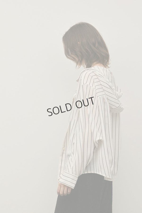 画像2: グレースコンチネンタル｜GRACE CONTINENTAL ダイアグラム DIAGRAM  フードシャツ{-BFS} (2)