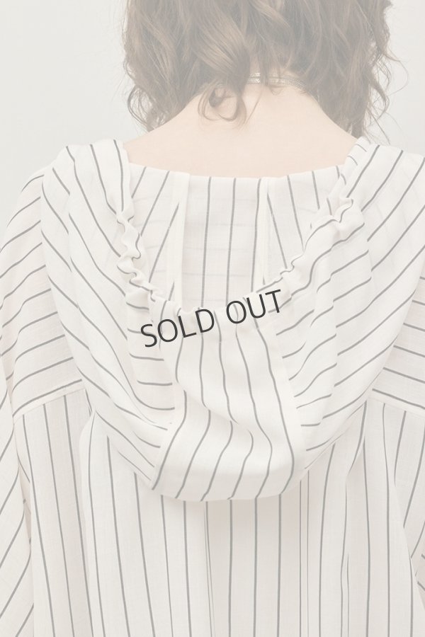 画像14: グレースコンチネンタル｜GRACE CONTINENTAL ダイアグラム DIAGRAM  フードシャツ{-BFS} (14)