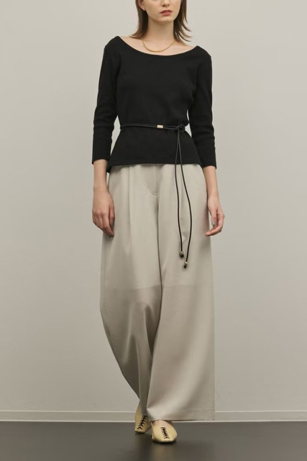 画像5: ★取り寄せリクエスト注文受付中★ グレースコンチネンタル｜GRACE CONTINENTAL ダイアグラム DIAGRAM  テレコカットトップ{-BFS} (5)