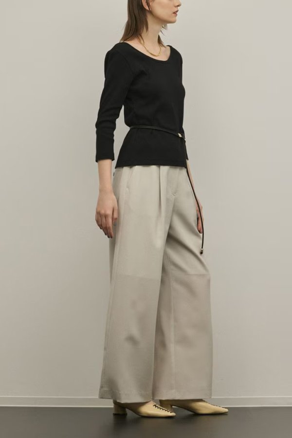 画像6: ★取り寄せリクエスト注文受付中★ グレースコンチネンタル｜GRACE CONTINENTAL ダイアグラム DIAGRAM  テレコカットトップ{-BFS} (6)