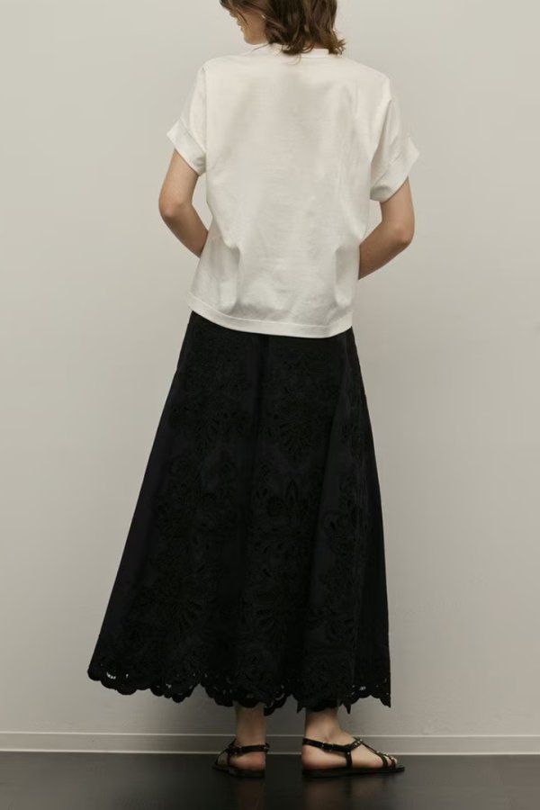 画像4: グレースコンチネンタル｜GRACE CONTINENTAL ダイアグラム DIAGRAM  ルーズカットTシャツ{-BFS} (4)