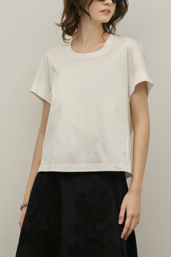 画像6: グレースコンチネンタル｜GRACE CONTINENTAL ダイアグラム DIAGRAM  ルーズカットTシャツ{-BFS} (6)