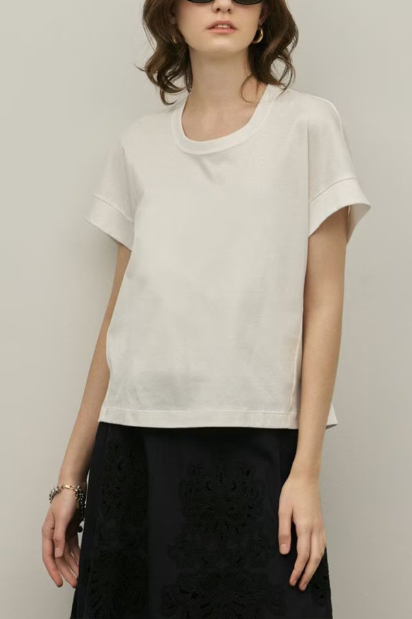 画像7: グレースコンチネンタル｜GRACE CONTINENTAL ダイアグラム DIAGRAM  ルーズカットTシャツ{-BFS} (7)