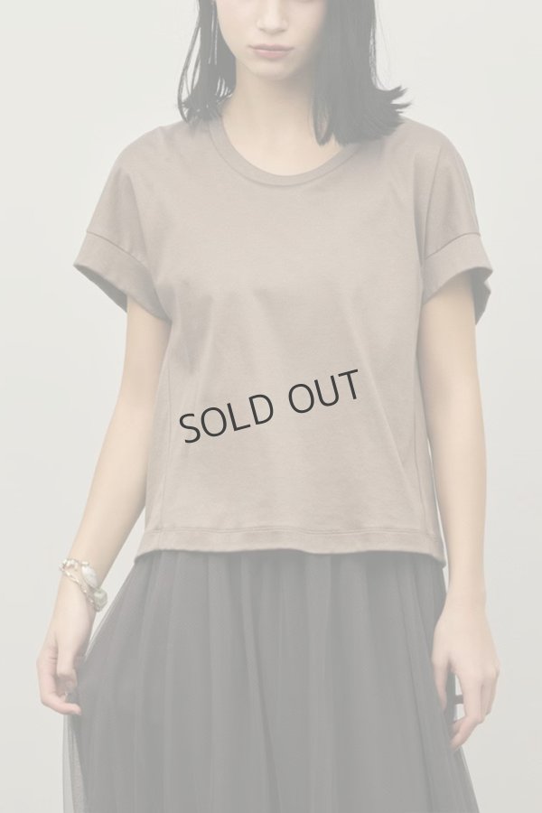 画像1: グレースコンチネンタル｜GRACE CONTINENTAL ダイアグラム DIAGRAM  ルーズカットTシャツ{-BFS} (1)