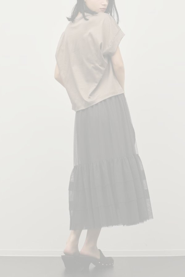 画像5:   グレースコンチネンタル｜GRACE CONTINENTAL ダイアグラム DIAGRAM  ルーズカットTシャツ{-BFS} (5)