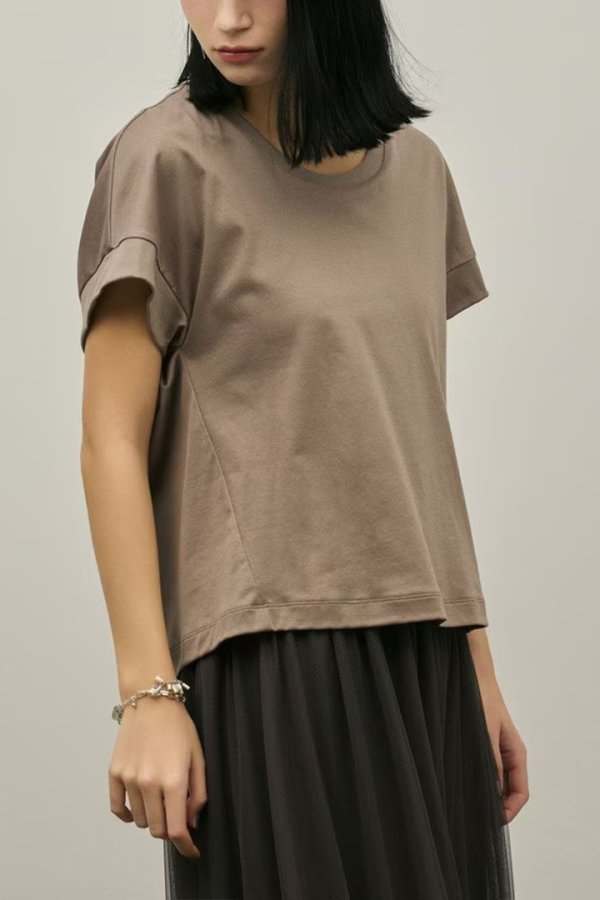 画像7: グレースコンチネンタル｜GRACE CONTINENTAL ダイアグラム DIAGRAM  ルーズカットTシャツ{-BFS} (7)