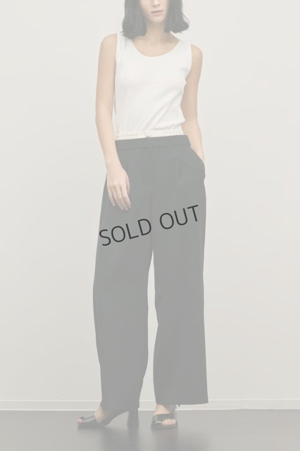 画像2: グレースコンチネンタル｜GRACE CONTINENTAL ダイアグラム DIAGRAM  テレコノースリーブトップ{-BFS} (2)