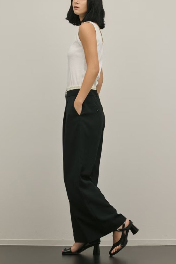 画像3: ★取り寄せリクエスト注文受付中★ グレースコンチネンタル｜GRACE CONTINENTAL ダイアグラム DIAGRAM  テレコノースリーブトップ{-BFS} (3)