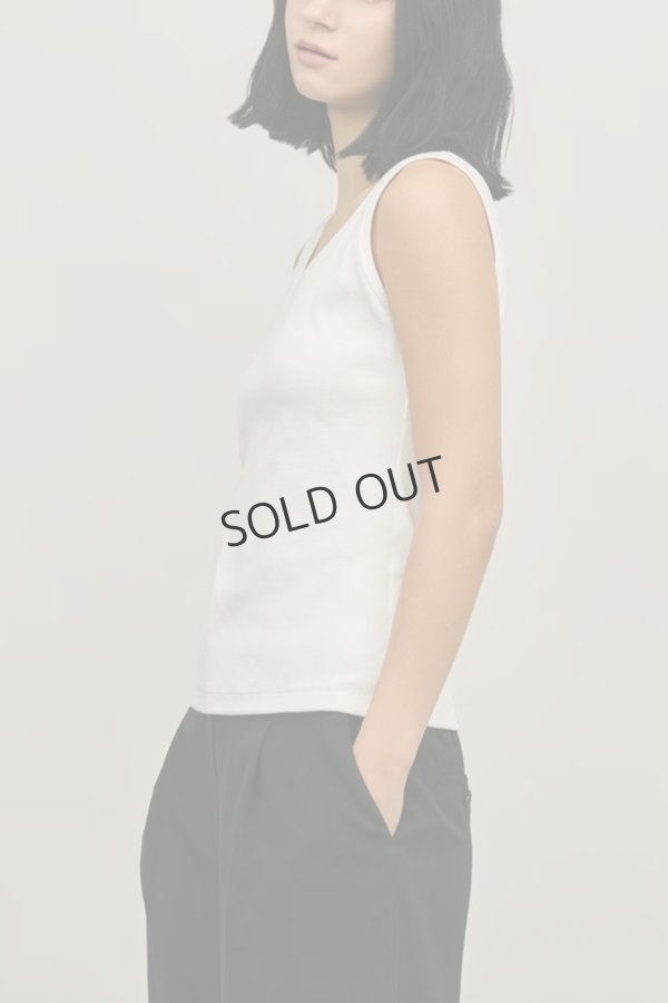 画像6: グレースコンチネンタル｜GRACE CONTINENTAL ダイアグラム DIAGRAM  テレコノースリーブトップ{-BFS} (6)