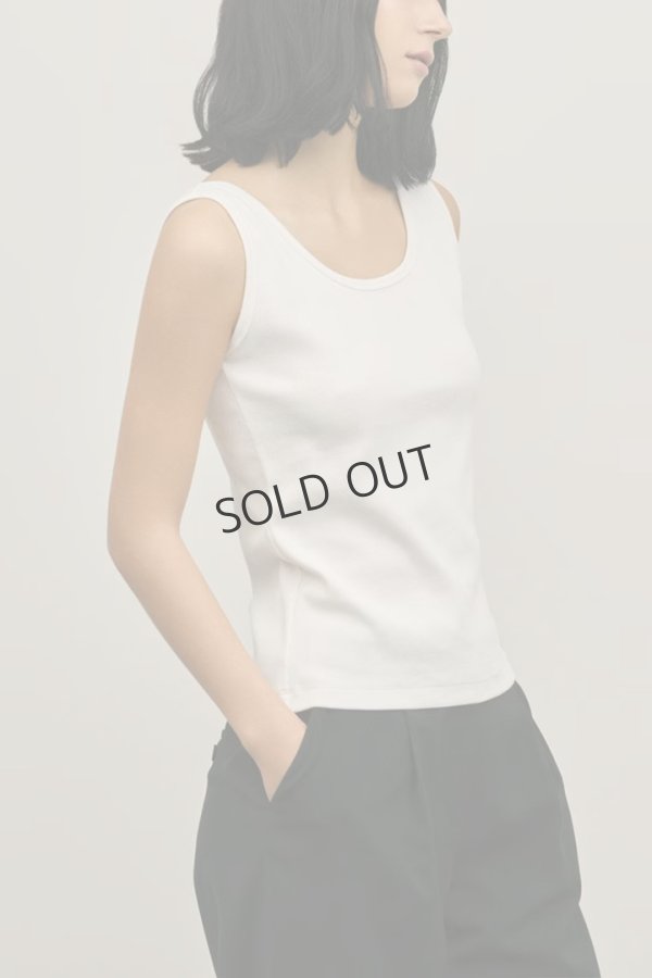 画像7: グレースコンチネンタル｜GRACE CONTINENTAL ダイアグラム DIAGRAM  テレコノースリーブトップ{-BFS} (7)