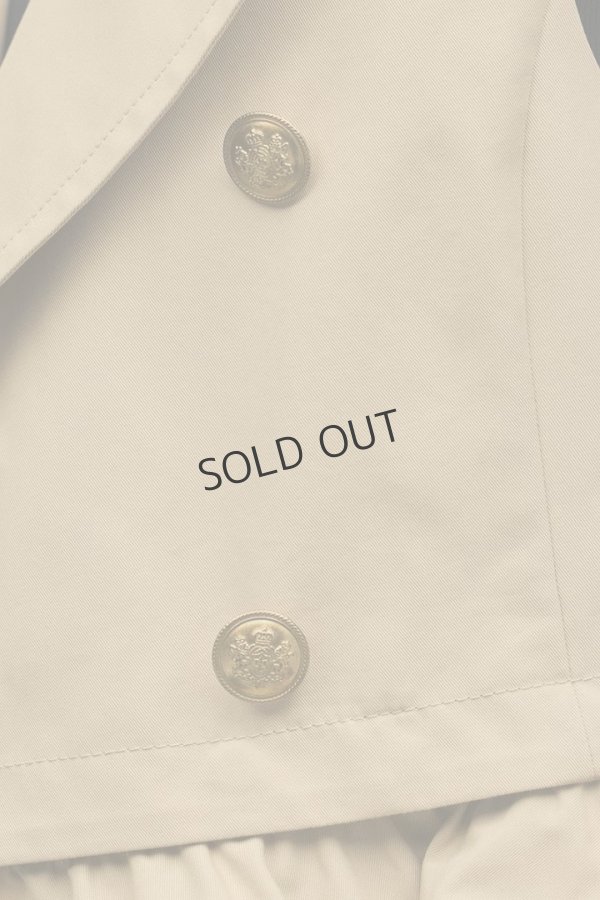 画像11: グレースコンチネンタル｜GRACE CONTINENTAL ダイアグラム DIAGRAM  ペプラムトレンチベスト{-BFS} (11)