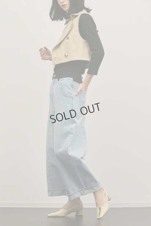 画像15: グレースコンチネンタル｜GRACE CONTINENTAL ダイアグラム DIAGRAM  ペプラムトレンチベスト{-BFS} (15)