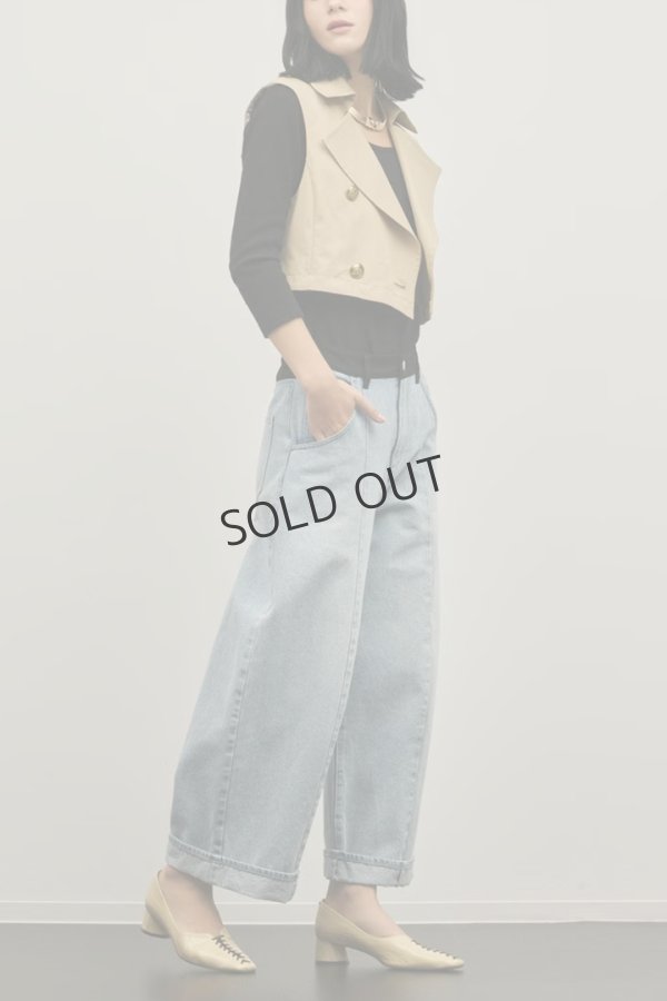 画像16: グレースコンチネンタル｜GRACE CONTINENTAL ダイアグラム DIAGRAM  ペプラムトレンチベスト{-BFS} (16)