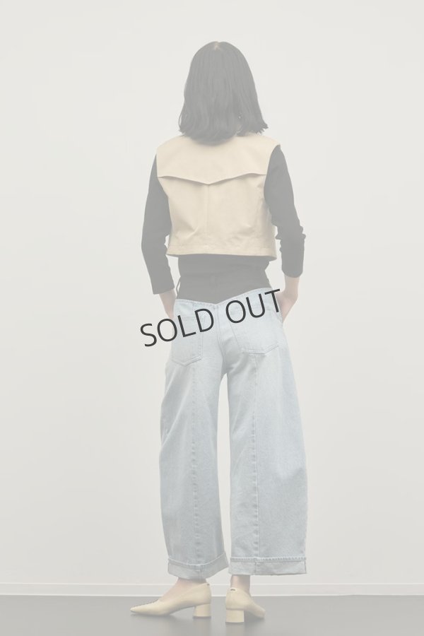 画像17: グレースコンチネンタル｜GRACE CONTINENTAL ダイアグラム DIAGRAM  ペプラムトレンチベスト{-BFS} (17)