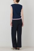 画像4: グレースコンチネンタル｜GRACE CONTINENTAL ダイアグラム DIAGRAM  シャンブレーマリンパンツ{-BFA} (4)