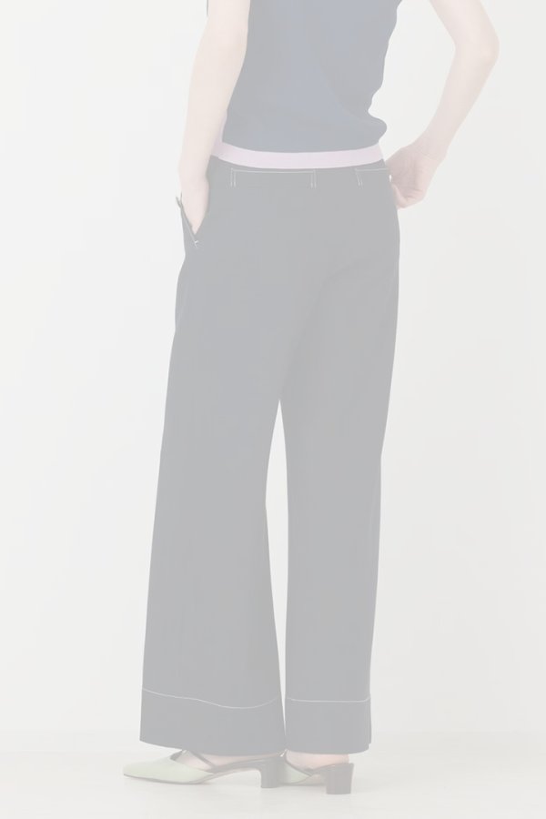 画像8: グレースコンチネンタル｜GRACE CONTINENTAL ダイアグラム DIAGRAM  シャンブレーマリンパンツ{-BFA} (8)