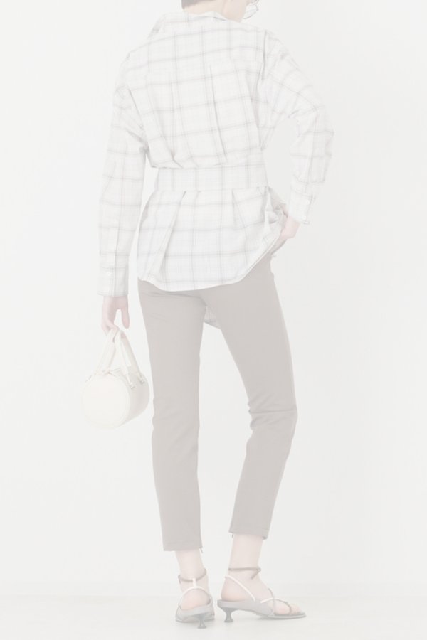 画像5:  {SOLD} グレースコンチネンタル｜GRACE CONTINENTAL ダイアグラム DIAGRAM  ポンチスリムパンツ{-BFA} (5)